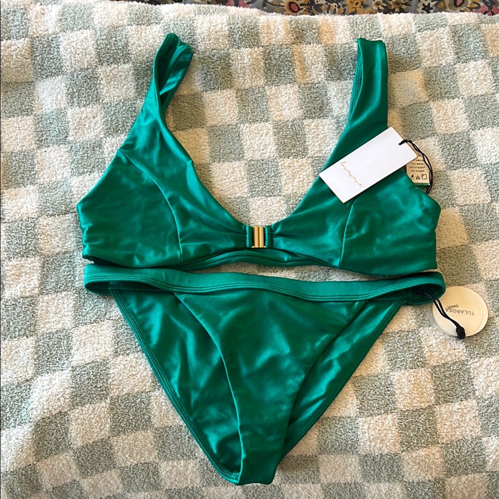 Tularosa Emerald Green Women's Swimwear Set
